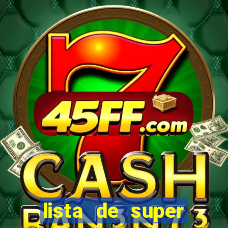 lista de super herois de a a z